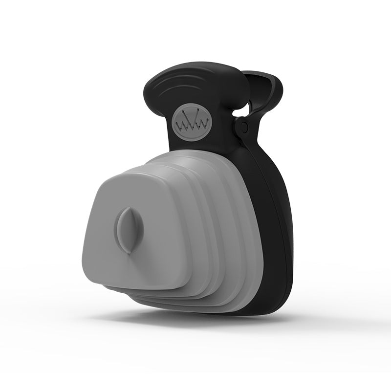 Distributeur de sacs à crottes pour chien de compagnie Cuillère à crottes pliable de voyage